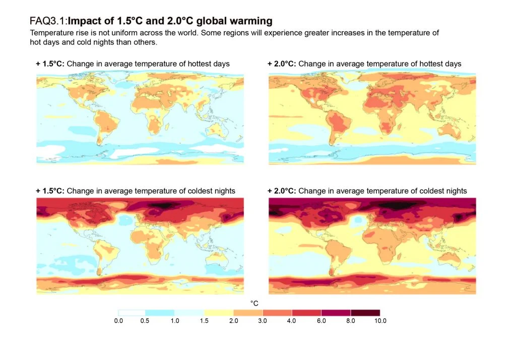 「지구온난화 1.5℃와 2℃는 실제로 무엇이 다를까? 0.5℃가 만드는 차이」